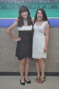 Kelly and Em at the junior high gala last night. Two beautiful girls! I must admit, though, my thought all night was, "But how did the time go so fast?"