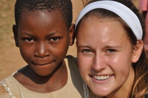 Eaden with a child from Mercy