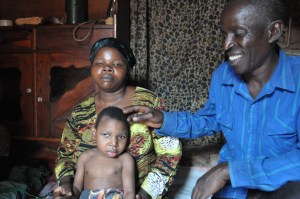 Moses, Florence, and their little girl, Asfa