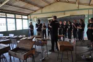 We toured the Kirigiti Girls Rehabilitation School before we played its team. This is one of its classrooms.