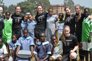 A few of our girls with girls from Kirigiti.