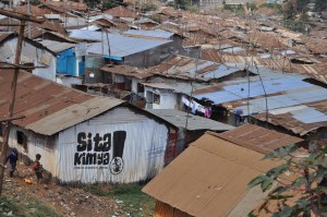 A snapshot of a small portion of Kibera