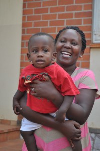 This is Vena, wife to Wilfred Rugumba (who directs Mercy Childcare Ministries), and her younger son, Joshua. Amazingly, I just got to see them IN the U.S. last weekend! 