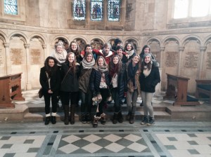 group in chapel at St. A's